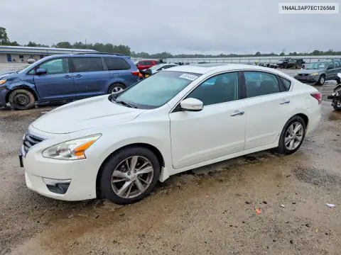 1N4AL3AP7EC126568 — 2014 Nissan Altima, Задняя часть, фото до ремонта