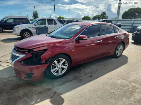 1N4AL3AP1EC123293 — 2014 Nissan Altima, Передняя часть, фото до ремонта