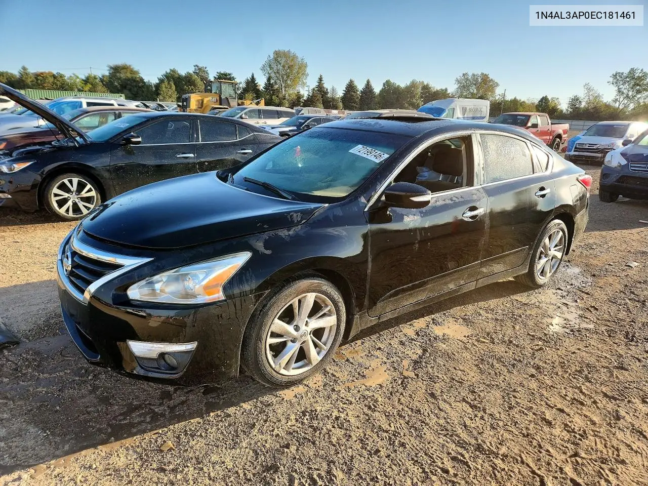 2014 Nissan Altima 2.5 Sl VIN 1N4AL3AP0EC181461 фото 1