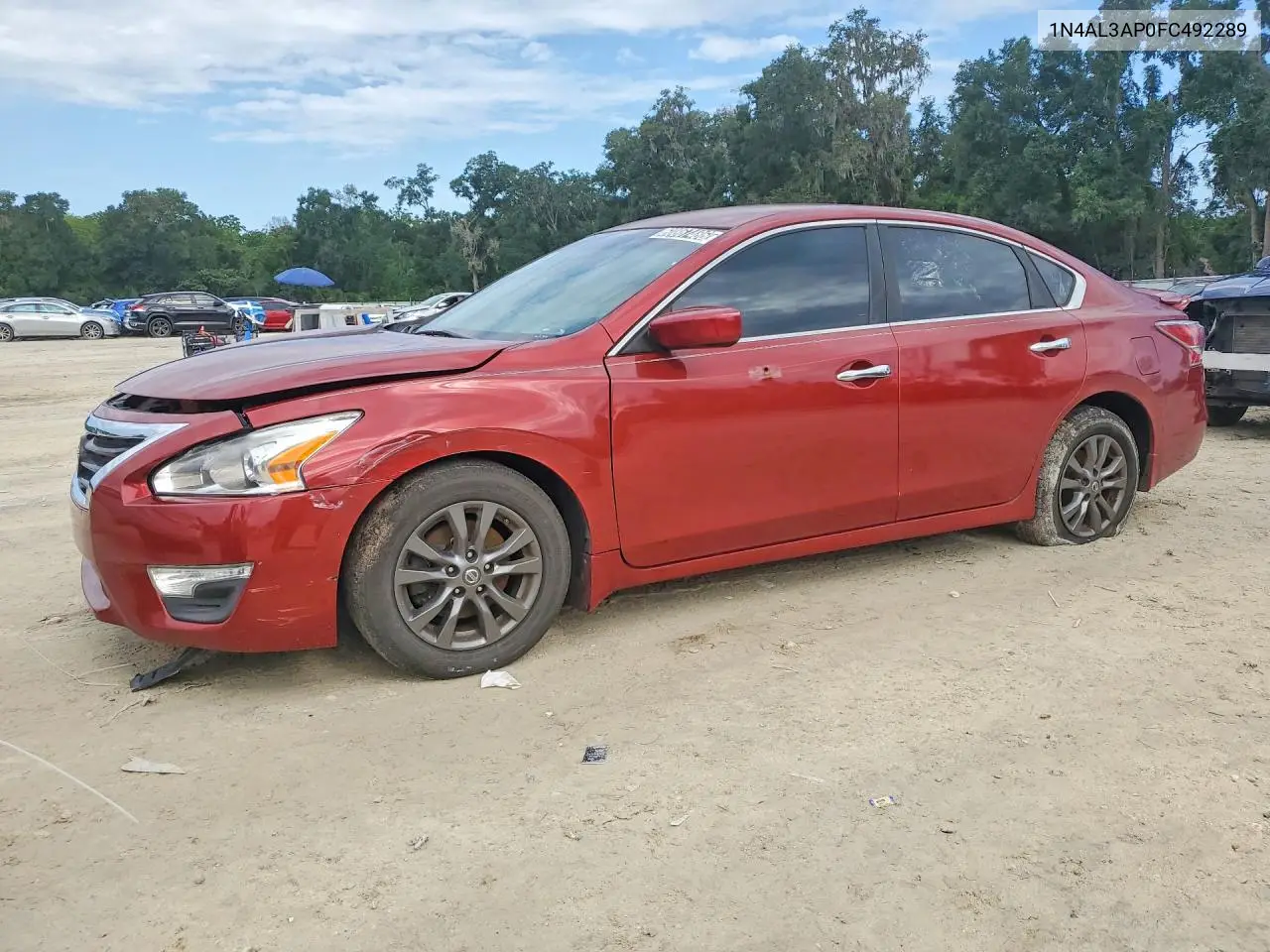 1N4AL3AP0FC492289 Nissan Altima 2015 — повреждение Передняя часть, фото до ремонта