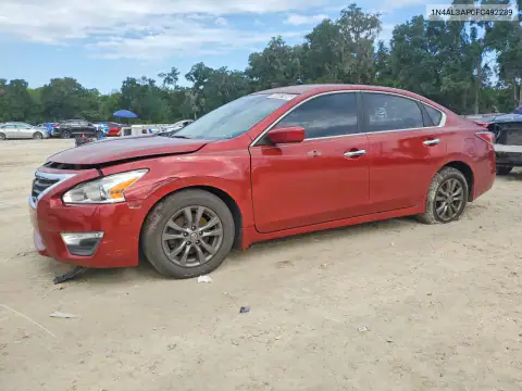 1N4AL3AP0FC492289 — 2015 Nissan Altima, Передняя часть, фото до ремонта