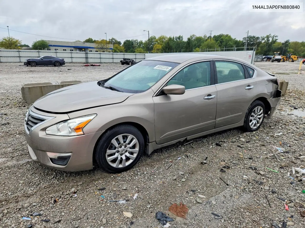 2015 Nissan Altima 2.5 S VIN 1N4AL3AP0FN880840 фото 1
