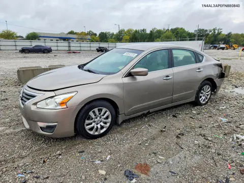 1N4AL3AP0FN880840 — 2015 Nissan Altima, Задняя часть, фото до ремонта