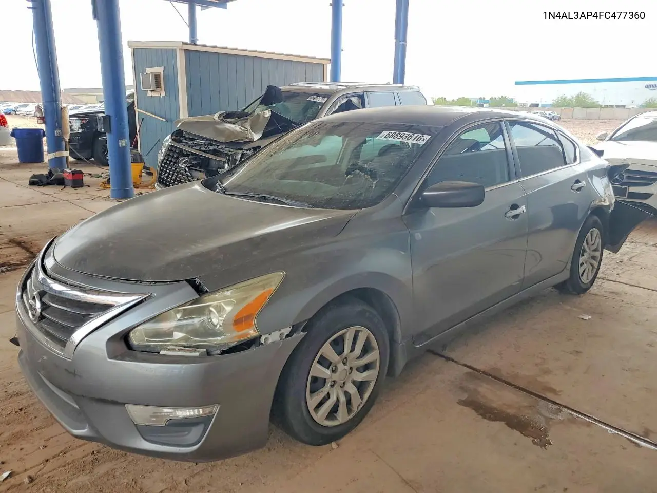 2015 Nissan Altima 2.5 S VIN 1N4AL3AP4FC477360 фото 1