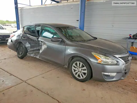 2015 Nissan Altima 2.5 S VIN 1N4AL3AP4FC477360 фото 4