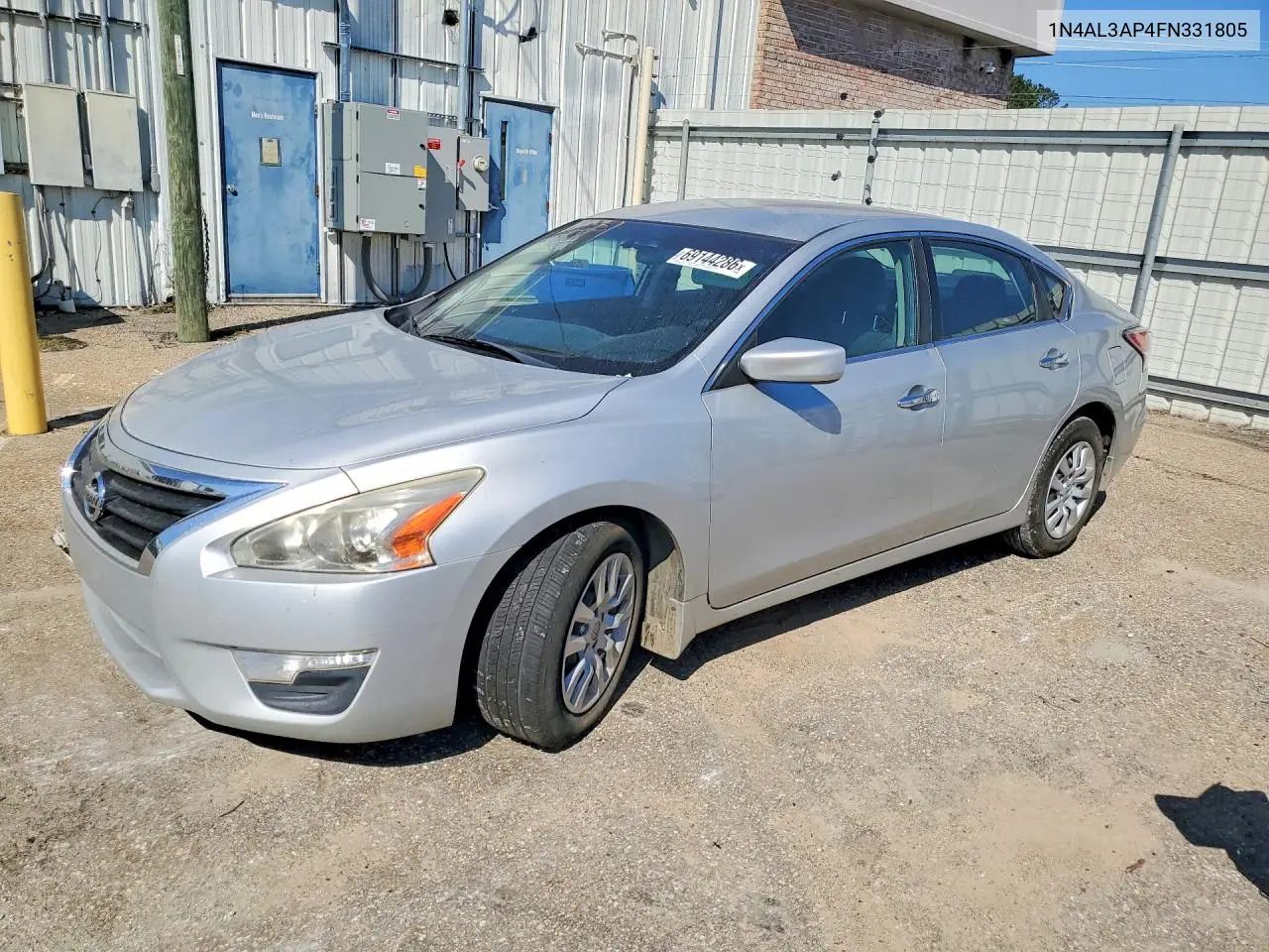2015 Nissan Altima 2.5 S VIN 1N4AL3AP4FN331805 фото 1