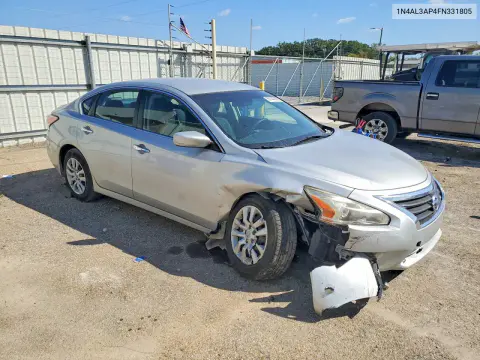 2015 Nissan Altima 2.5 S VIN 1N4AL3AP4FN331805 фото 4