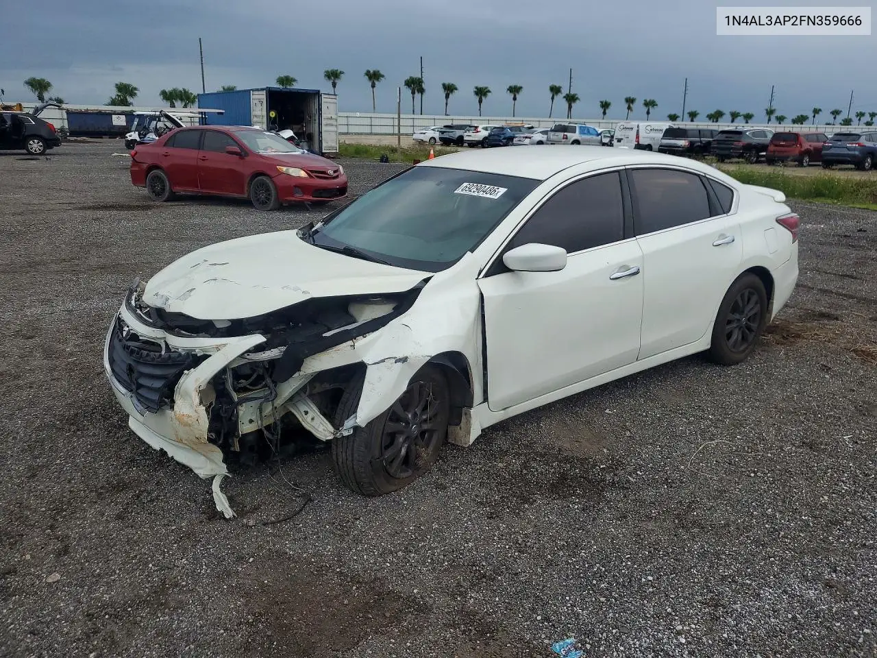 2015 Nissan Altima 2.5 S VIN 1N4AL3AP2FN359666 фото 1