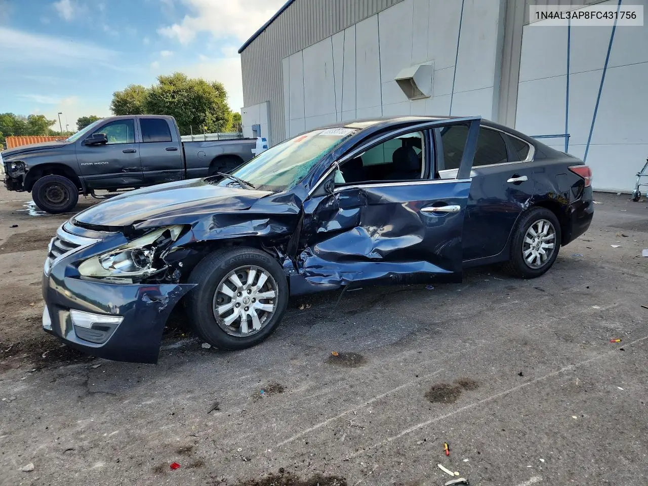 2015 Nissan Altima 2.5 S VIN 1N4AL3AP8FC431756 фото 1