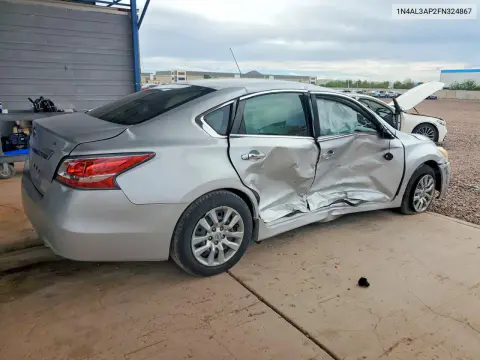 2015 Nissan Altima 2.5 S VIN 1N4AL3AP2FN324867 фото 3