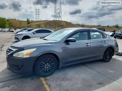 1N4AL3APXFN907512 — 2015 Nissan Altima, Задняя часть, фото до ремонта