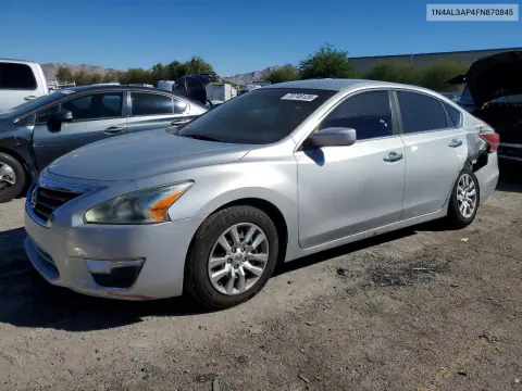 1N4AL3AP4FN870845 — 2015 Nissan Altima, Задняя часть, фото до ремонта