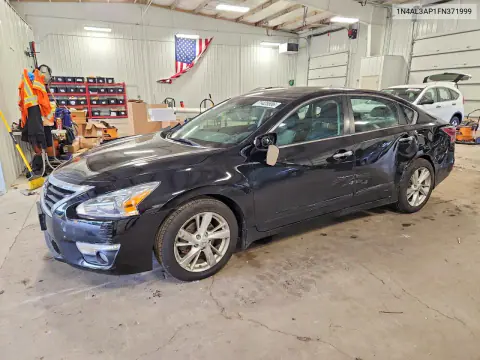 1N4AL3AP1FN371999 — 2015 Nissan Altima, Передняя часть, фото до ремонта