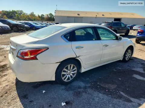 2015 Nissan Altima 2.5 S VIN 1N4AL3APXFC411928 фото 3