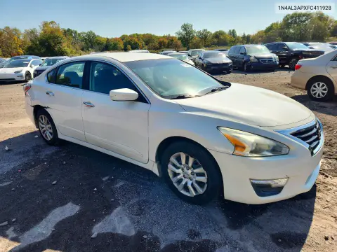 2015 Nissan Altima 2.5 S VIN 1N4AL3APXFC411928 фото 4