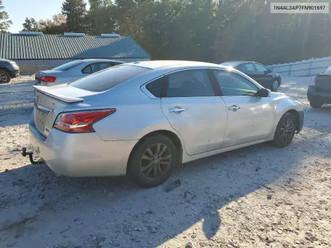 2015 Nissan Altima 2.5 S VIN 1N4AL3AP7FN901697 фото 3