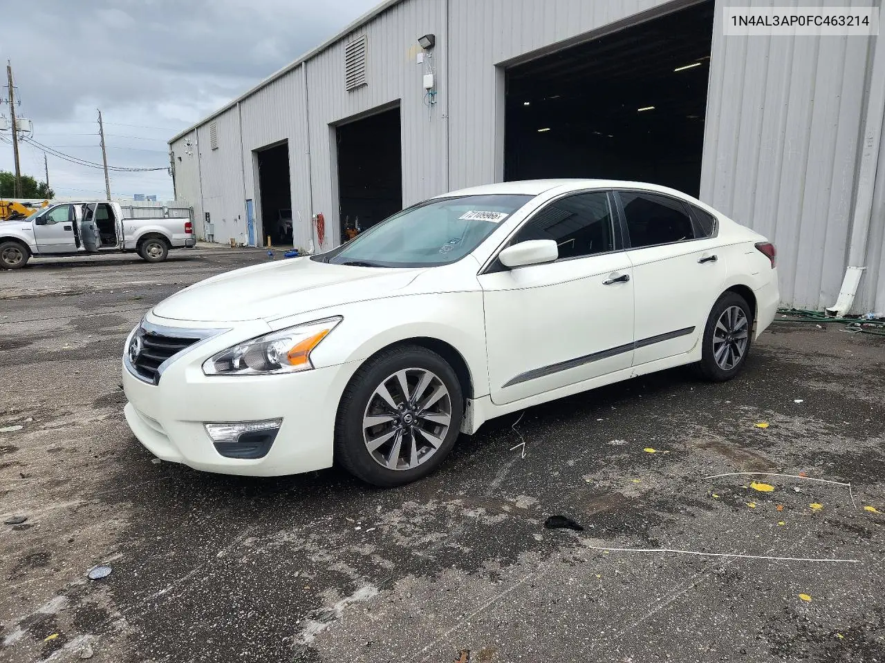 2015 Nissan Altima 2.5 S VIN 1N4AL3AP0FC463214 фото 1