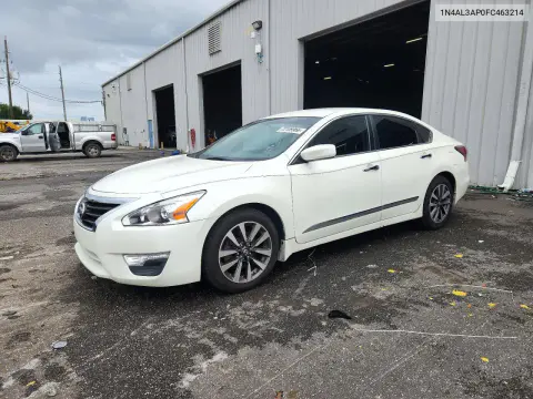 1N4AL3AP0FC463214 — 2015 Nissan Altima, Передняя часть, фото до ремонта