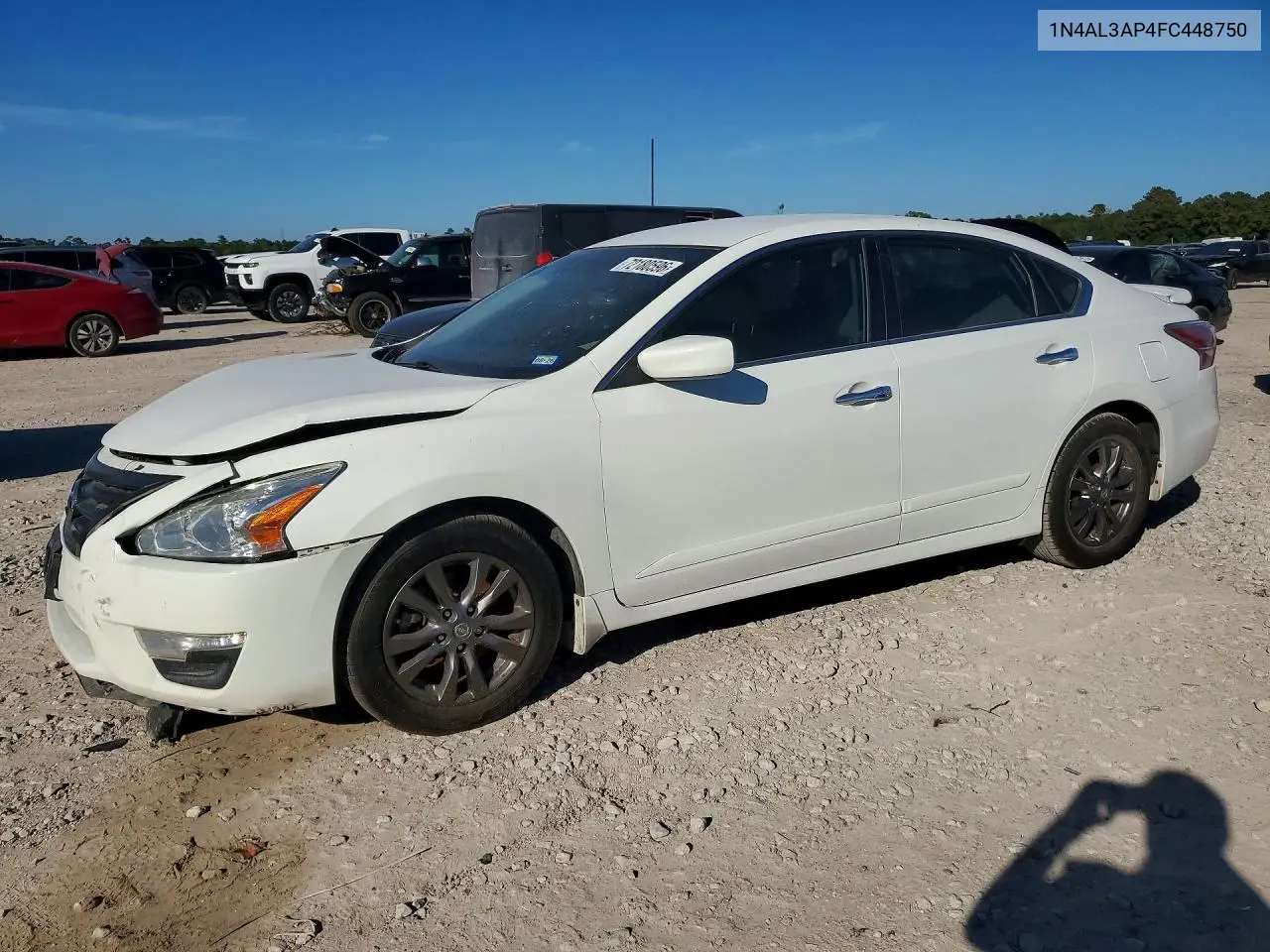 2015 Nissan Altima 2.5 S VIN 1N4AL3AP4FC448750 фото 1