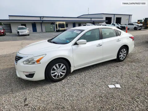 1N4AL3AP6FN331000 — 2015 Nissan Altima, Передняя часть, фото до ремонта