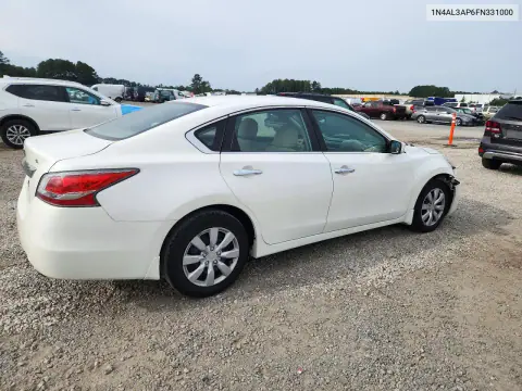 2015 Nissan Altima 2.5 S VIN 1N4AL3AP6FN331000 фото 3