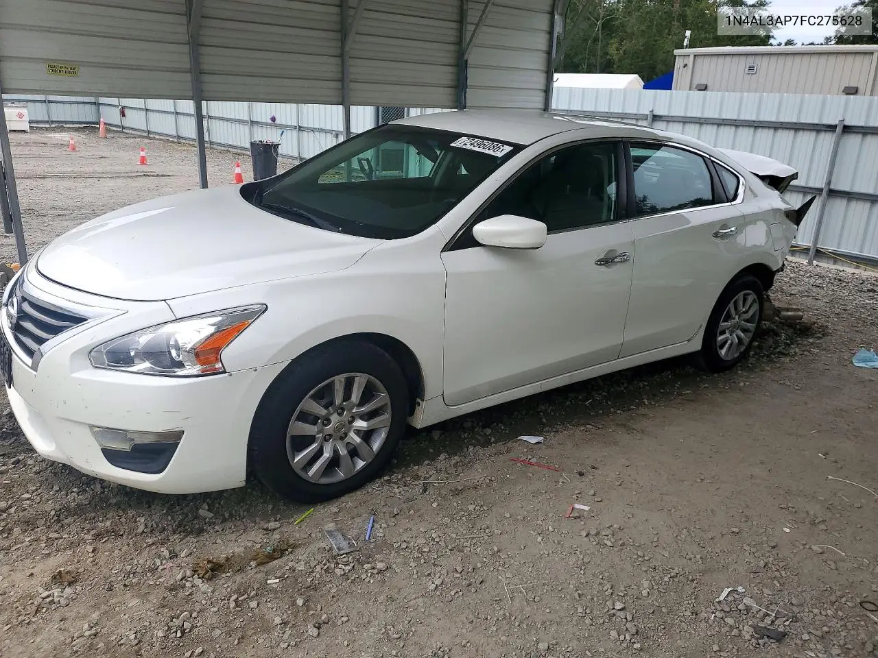 2015 Nissan Altima 2.5 S VIN 1N4AL3AP7FC275628 фото 1