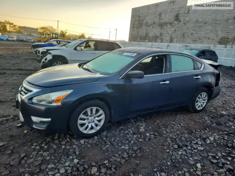1N4AL3AP0FN886542 — 2015 Nissan Altima, Задняя часть, фото до ремонта