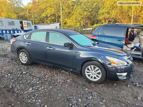 2015 Nissan Altima 2.5 S VIN 1N4AL3AP0FN886542 фото 4