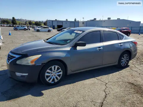 1N4AL3AP5FN898685 — 2015 Nissan Altima, Передняя часть, фото до ремонта