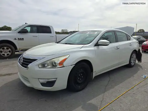 1N4AL3AP0FN329534 — 2015 Nissan Altima, Задняя часть, фото до ремонта