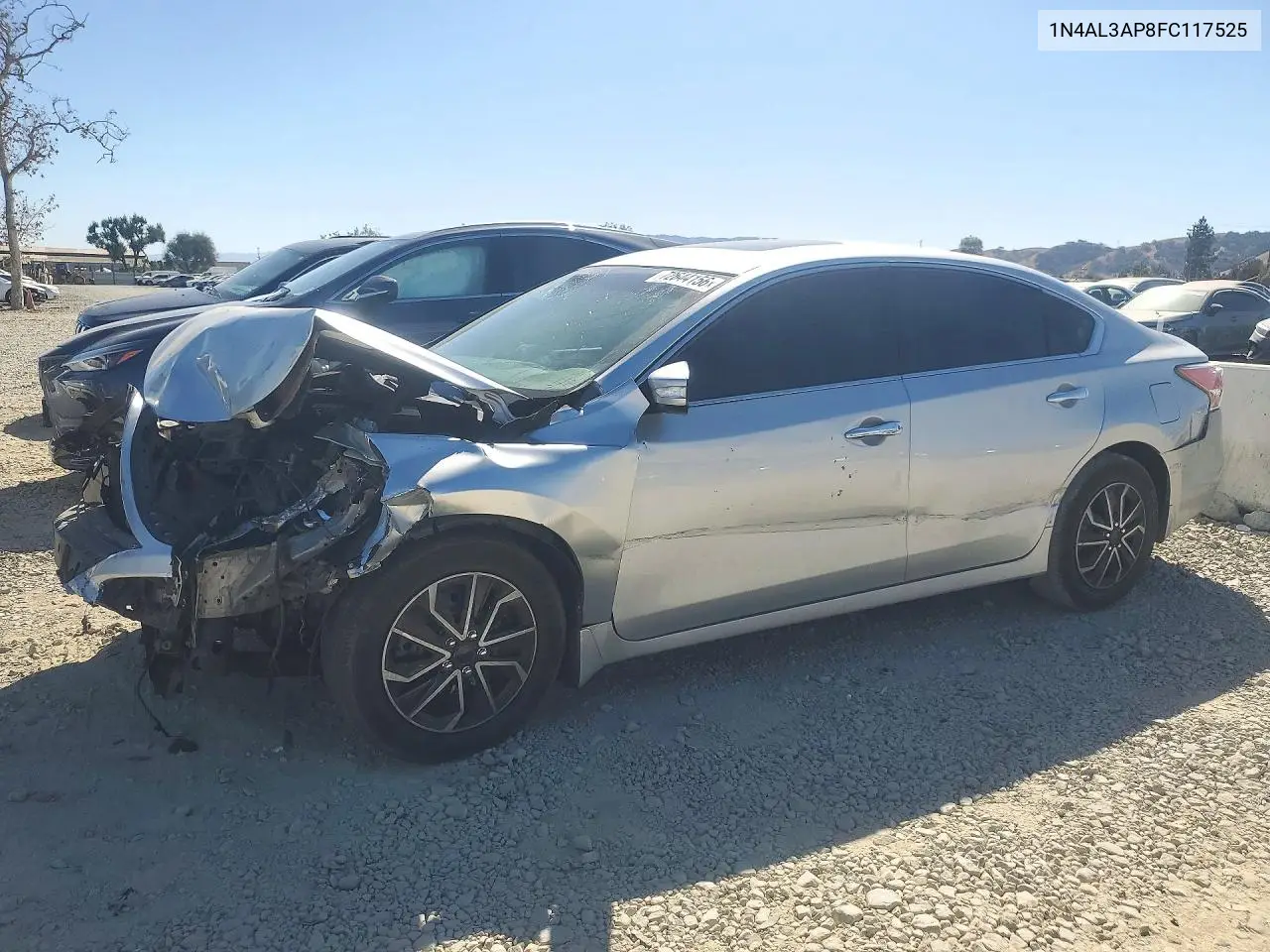 2015 Nissan Altima 2.5 Sv VIN 1N4AL3AP8FC117525 фото 1