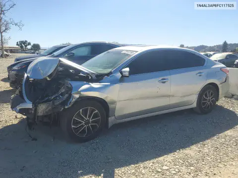 1N4AL3AP8FC117525 — 2015 Nissan Altima, Передняя часть, фото до ремонта