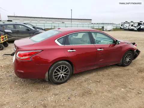 2015 Nissan Altima 2.5 Sl VIN 1N4AL3AP1FN366902 фото 3