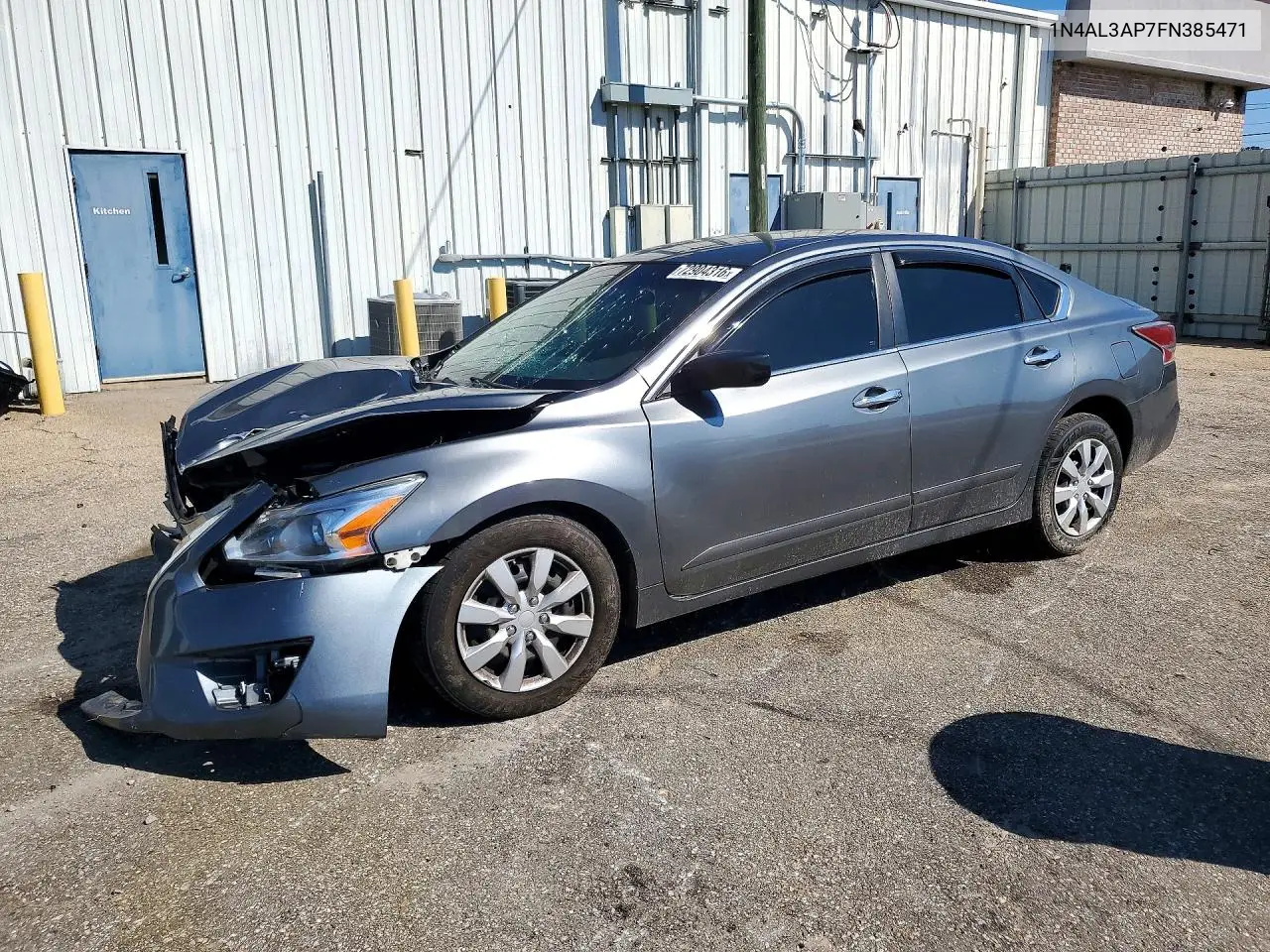 2015 Nissan Altima 2.5 S VIN 1N4AL3AP7FN385471 фото 1