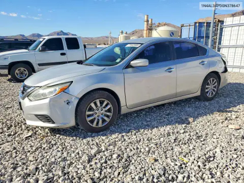 1N4AL3AP3GN378647 — 2016 Nissan Altima, Задняя часть, фото до ремонта