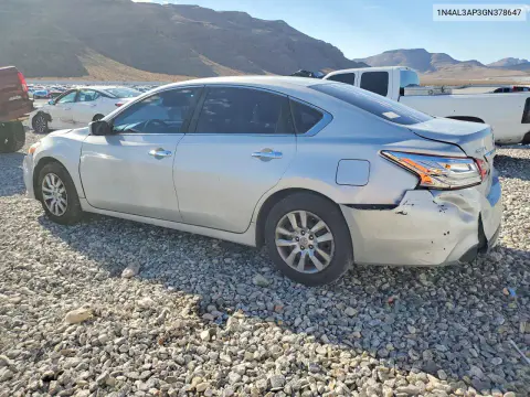 2016 Nissan Altima 2.5 S VIN 1N4AL3AP3GN378647 фото 2