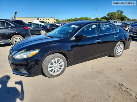 1N4AL3AP0GN345251 — 2016 Nissan Altima, Задняя часть, фото до ремонта