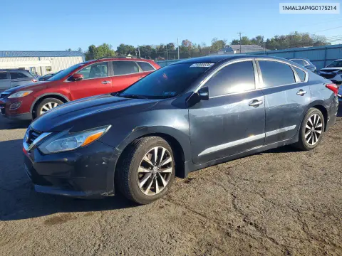 1N4AL3AP4GC175214 — 2016 Nissan Altima, Задняя часть, фото до ремонта