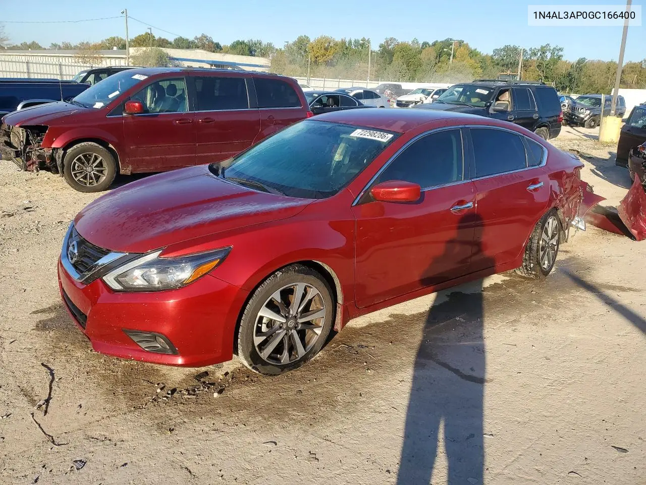 2016 Nissan Altima 2.5 Sr VIN 1N4AL3AP0GC166400 фото 1