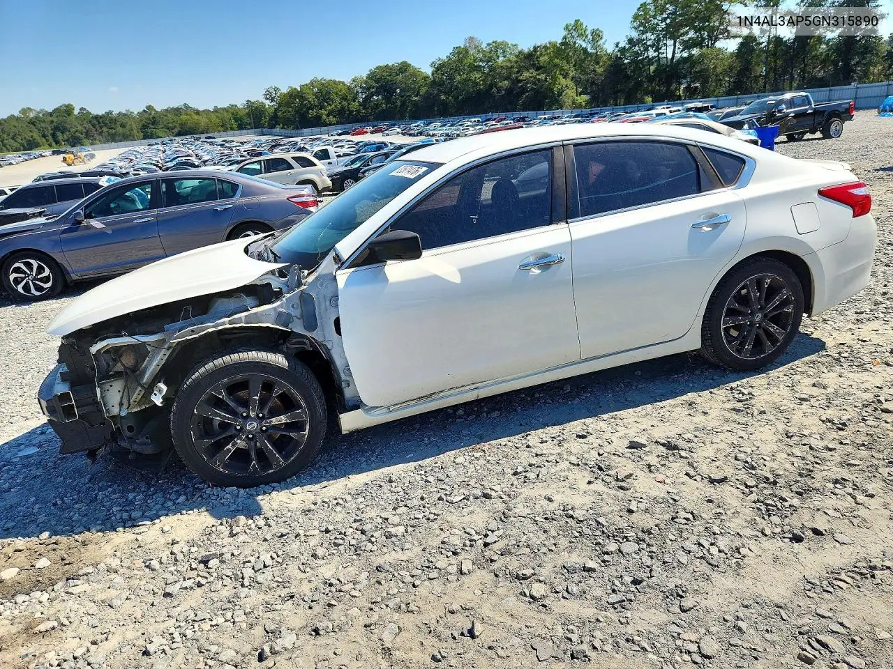 2016 Nissan Altima 2.5 Sr VIN 1N4AL3AP5GN315890 фото 1