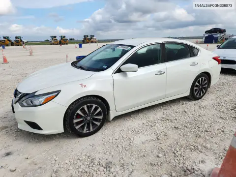 1N4AL3AP0GN338073 — 2016 Nissan Altima, Передняя часть, фото до ремонта