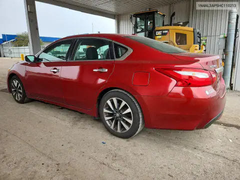1N4AL3AP5HC110213 — 2017 Nissan Altima, фото 2 с аукциона Copart, Передняя часть