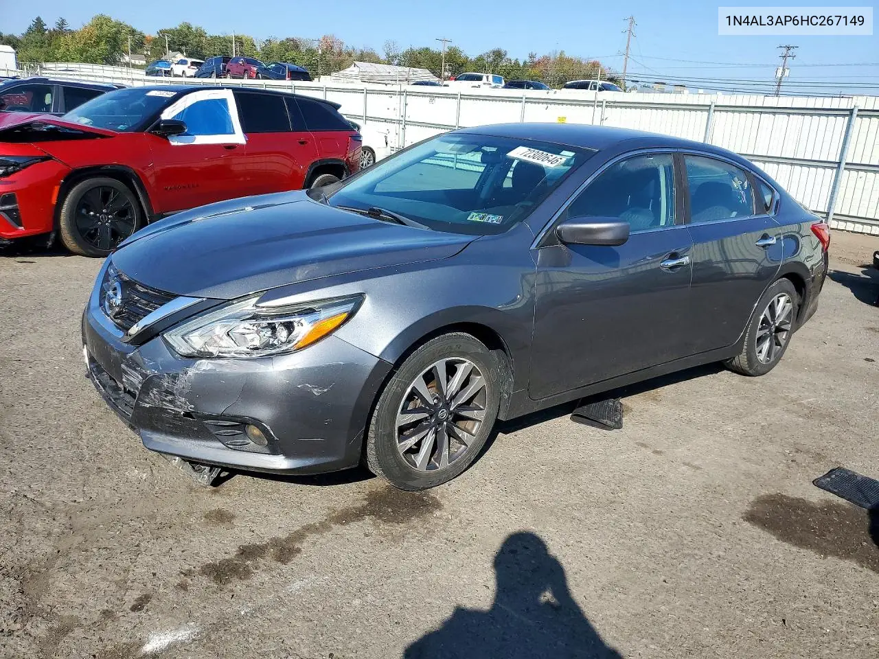 2017 Nissan Altima 2.5 Sv VIN 1N4AL3AP6HC267149 фото 1