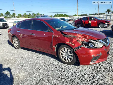 2017 Nissan Altima 2.5 S VIN 1N4AL3AP2HN321115 фото 4