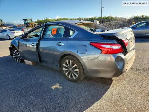 2017 Nissan Altima 2.5 Sl VIN 1N4AL3AP5HC289935 фото 2
