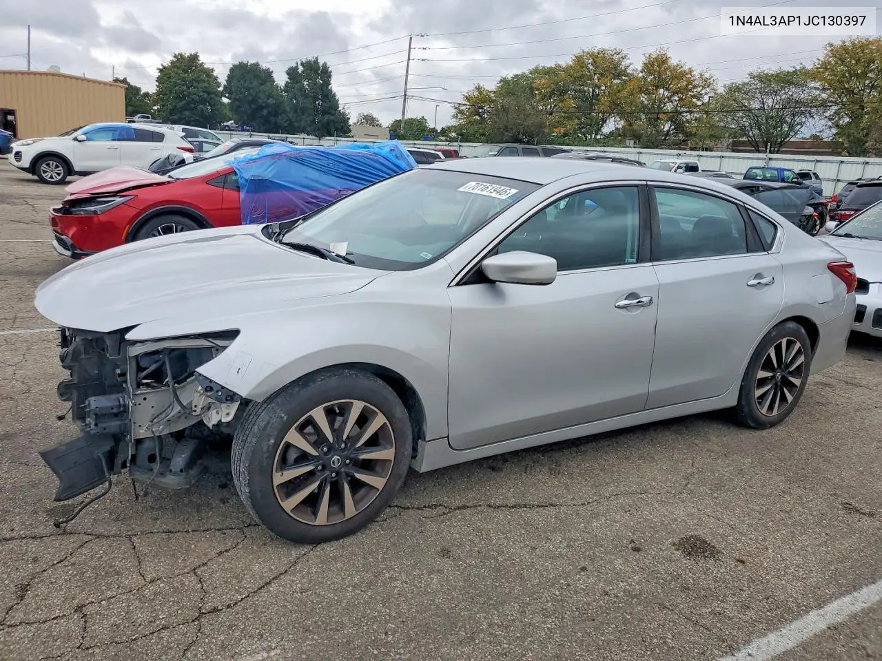 2018 Nissan Altima 2.5 Sv VIN 1N4AL3AP1JC130397 фото 1