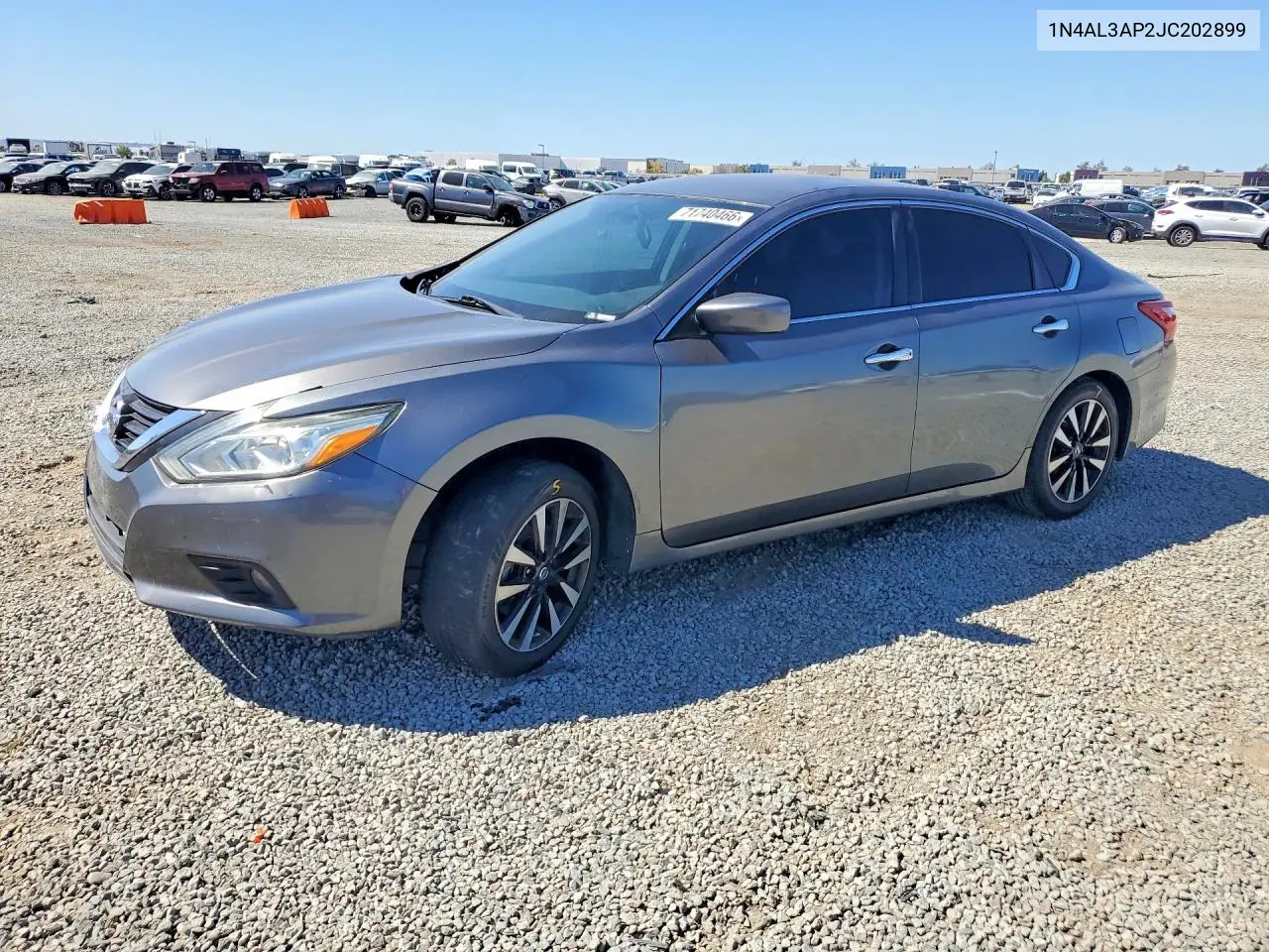 2018 Nissan Altima 2.5 Sv VIN 1N4AL3AP2JC202899 фото 1