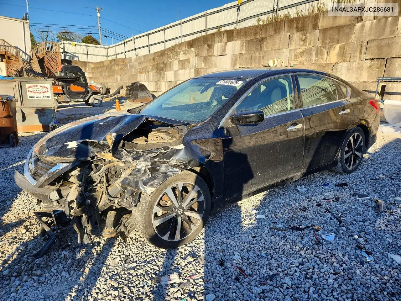 2018 Nissan Altima 2.5 Sr VIN 1N4AL3APXJC286681 фото 1