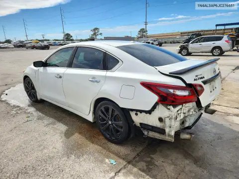2018 Nissan Altima 2.5 Sr VIN 1N4AL3AP6JC276651 фото 2