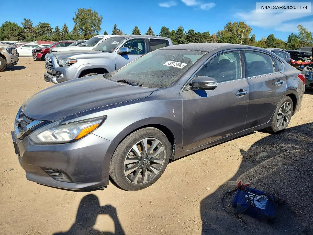 2018 Nissan Altima 2.5 Sl VIN 1N4AL3AP8JC201174 фото 1